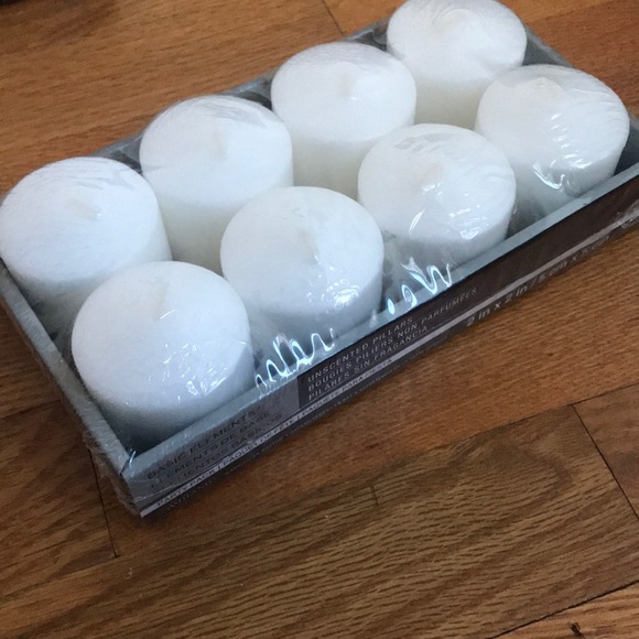 Candles and glass candle jar - Picture 2 of 2